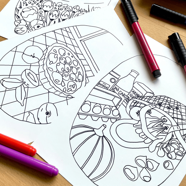 🖍️ Kit de cartes à colorier