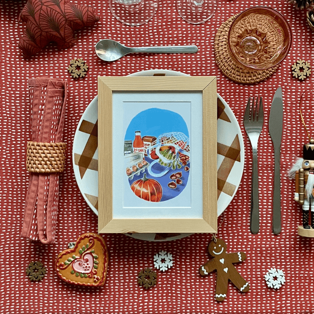 💌 Carte postale - Panier d’automne