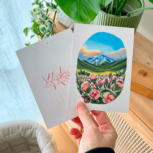 💌 Carte postale - Bourgeons