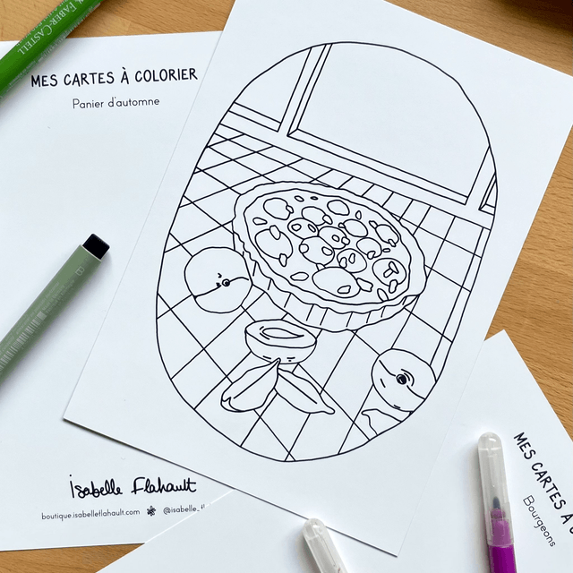 🖍️ Kit de cartes à colorier