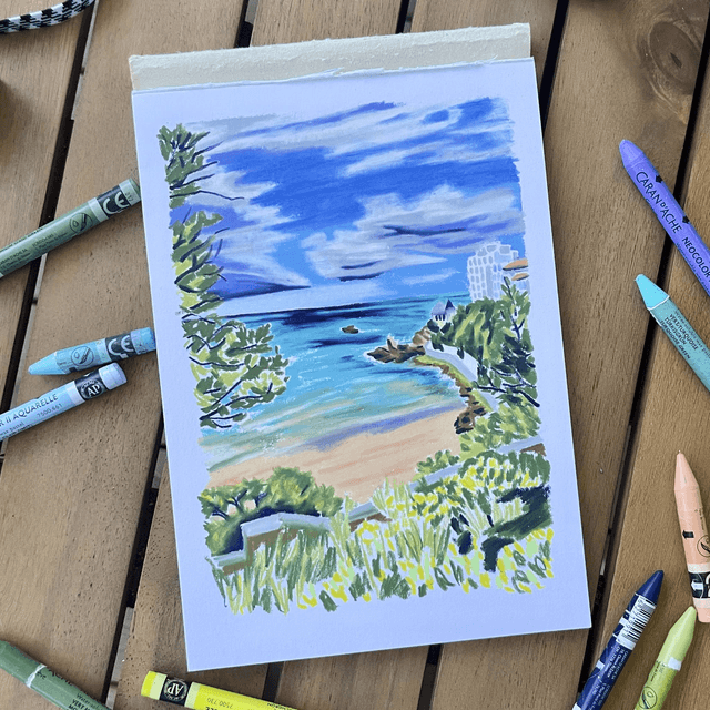 Illustration personnalisée – Œuvre originale au pastel