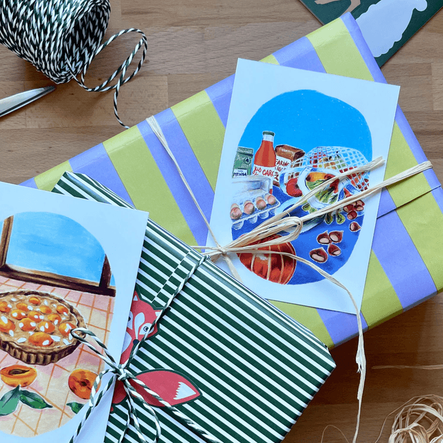 💌 Carte postale - Panier d’automne
